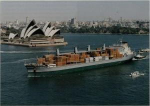 20世纪80年代，悉尼港的乔治·莱拉号